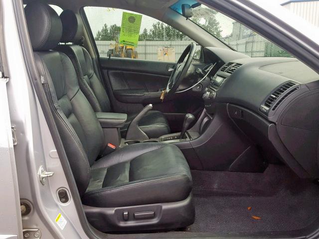 1HGCM66544A071081 - 2004 HONDA ACCORD EX SILVER photo 5