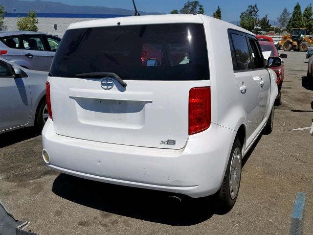 JTLKE50E191073182 - 2009 TOYOTA SCION XB 白色 照片 4