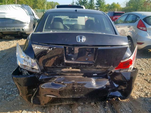 1HGCP26809A126501 - 2009 HONDA ACCORD EXL BLACK photo 9