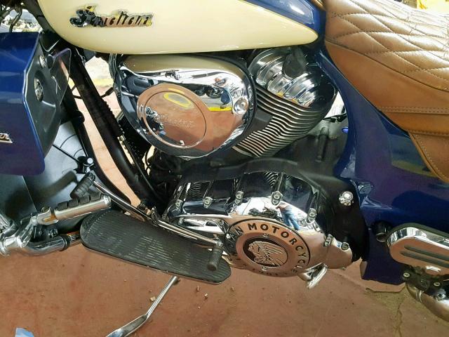 56KTRAAA3G3336230 - 2016 INDIAN MOTORCYCLE CO. ROADMASTER BLUE photo 7