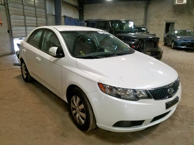 KNAFU4A29D5740027 - 2013 KIA FORTE EX WHITE photo 1