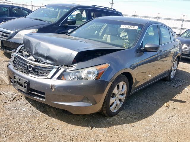 1HGCP26818A151115 - 2008 HONDA ACCORD EXL GRAY photo 2