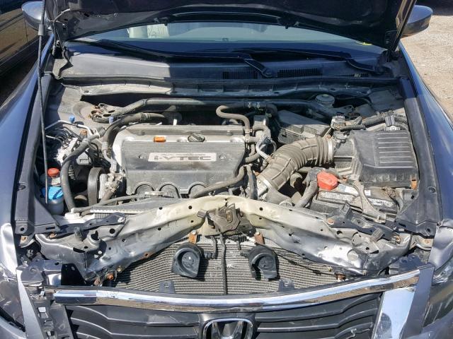 1HGCP26818A151115 - 2008 HONDA ACCORD EXL GRAY photo 7