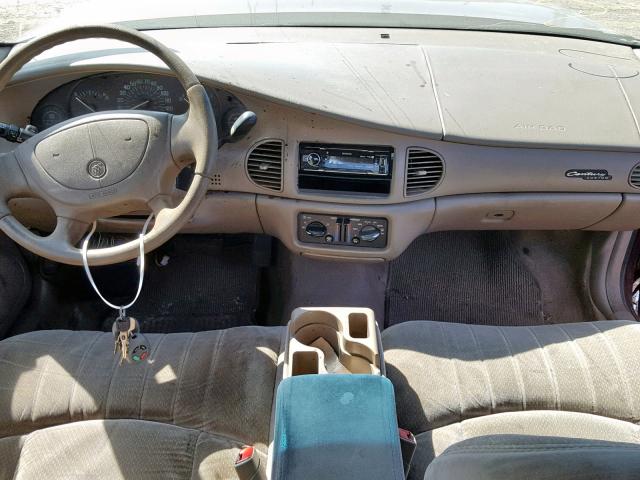 2G4WS52J211230213 - 2001 BUICK CENTURY CU BURGUNDY photo 9