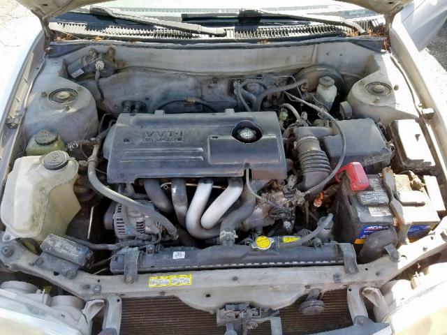 1NXBR12E51Z521816 - 2001 TOYOTA COROLLA CE SILVER photo 7