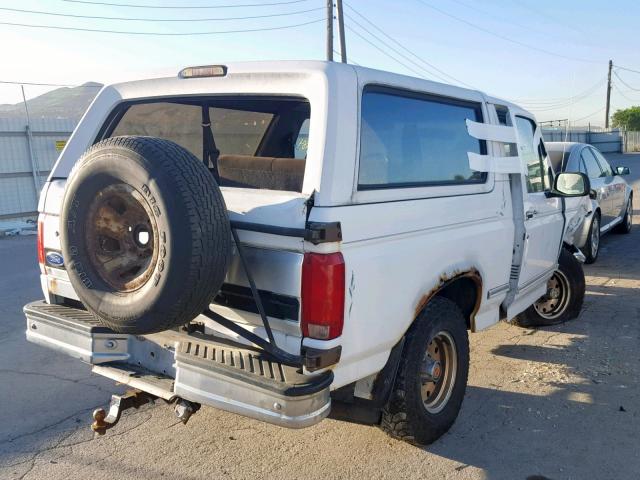 1FMEU15H1RLA11126 - 1994 FORD BRONCO U10 WHITE photo 4