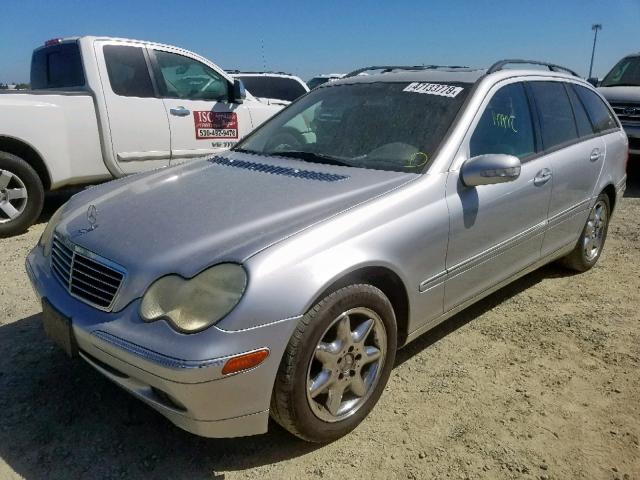 WDBRH64J32F184094 - 2002 MERCEDES-BENZ C 320 SILVER photo 2