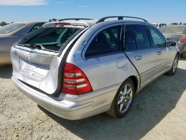 WDBRH64J32F184094 - 2002 MERCEDES-BENZ C 320 SILVER photo 4