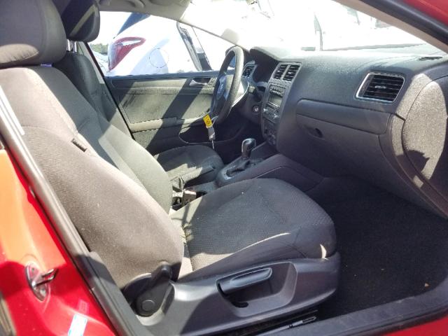 3VW2K7AJ7CM055224 - 2012 VOLKSWAGEN JETTA BASE 红色 照片 5