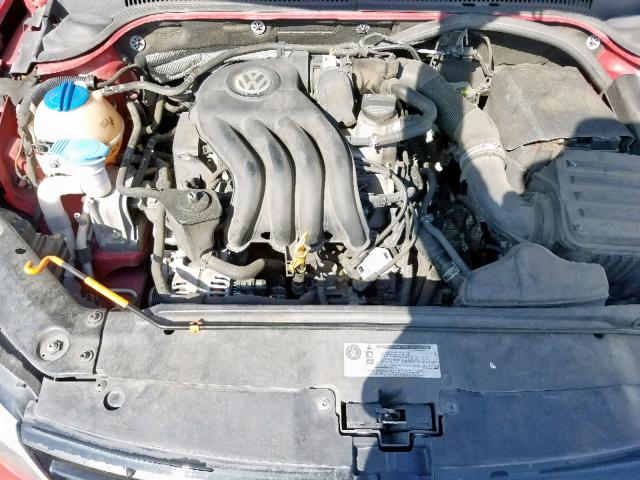 3VW2K7AJ7CM055224 - 2012 VOLKSWAGEN JETTA BASE 红色 照片 7