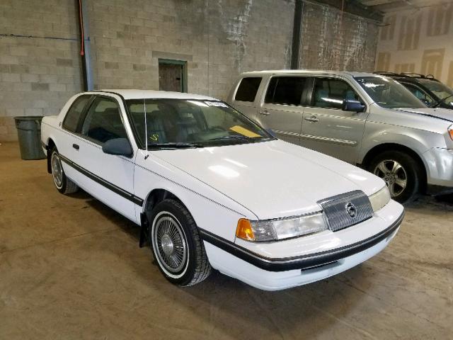 1MEPM6047KH663027 - 1989 MERCURY COUGAR LS WHITE photo 1