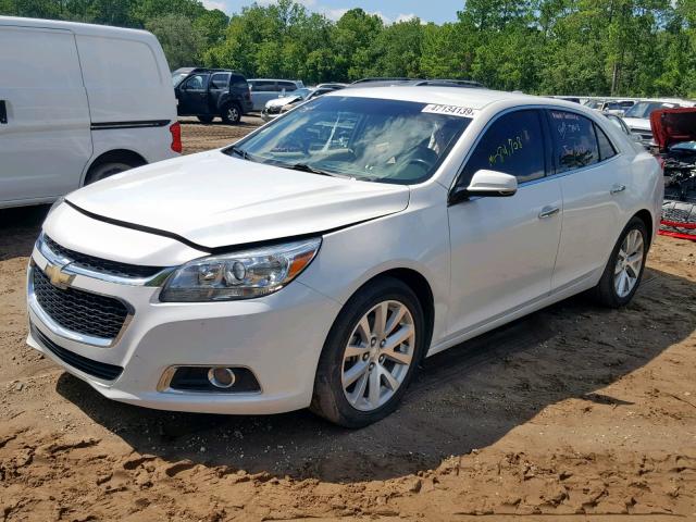 1G11E5SA4GF129688 - 2016 CHEVROLET MALIBU LIM WHITE photo 2