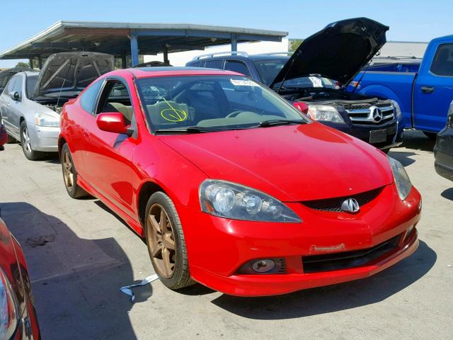 JH4DC53055S004637 - 2005 ACURA RSX TYPE-S RED photo 1