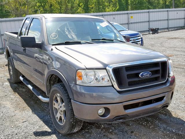 1FTPX14574NA88057 - 2004 FORD F150 GRAY photo 1