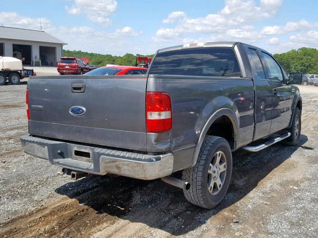 1FTPX14574NA88057 - 2004 FORD F150 GRAY photo 4