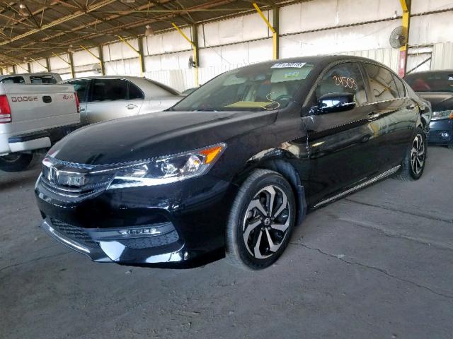 1HGCR2F93HA283182 - 2017 HONDA ACCORD EXL BLACK photo 2