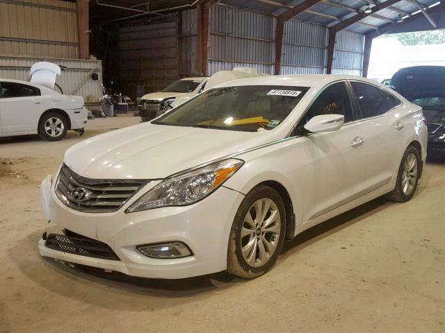 KMHFG4JG1DA215844 - 2013 HYUNDAI AZERA WHITE photo 2