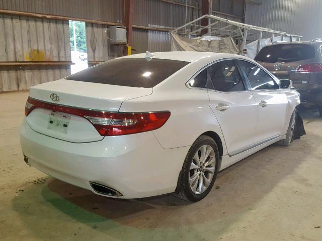 KMHFG4JG1DA215844 - 2013 HYUNDAI AZERA WHITE photo 4