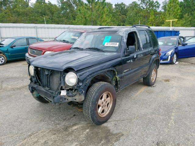 1J4GK58K52W160557 - 2002 JEEP LIBERTY LI BLUE photo 2