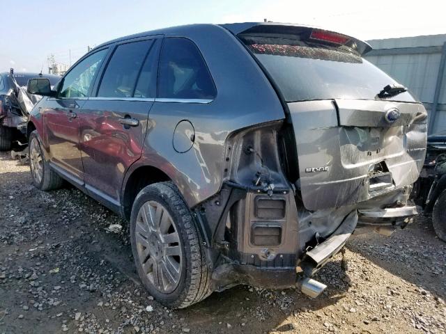 2FMDK3KC8ABB79677 - 2010 FORD EDGE LIMIT GRAY photo 3