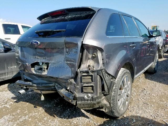 2FMDK3KC8ABB79677 - 2010 FORD EDGE LIMIT GRAY photo 4