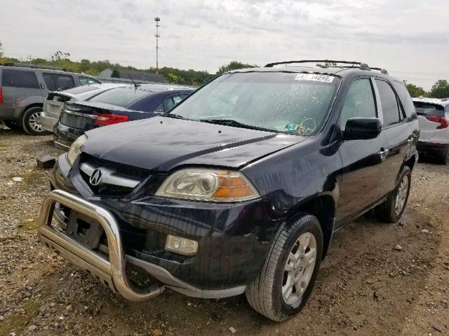 2HNYD18934H526103 - 2004 ACURA MDX TOURIN BLACK photo 2