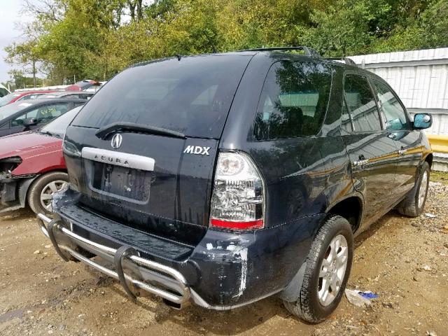 2HNYD18934H526103 - 2004 ACURA MDX TOURIN BLACK photo 4