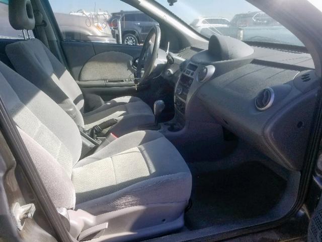 1G8AL55F16Z184918 - 2006 SATURN ION LEVEL GRAY photo 5