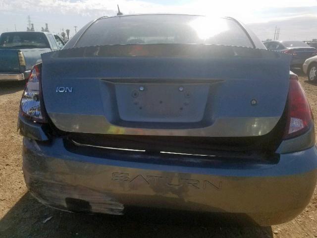 1G8AL55F16Z184918 - 2006 SATURN ION LEVEL GRAY photo 9
