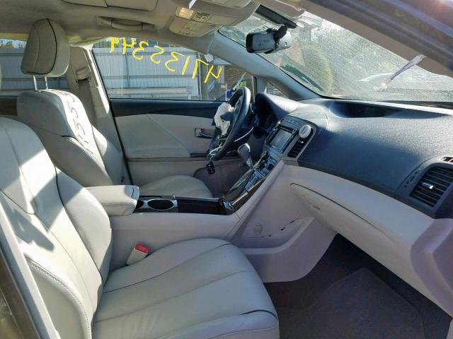 4T3BA3BB3DU042301 - 2013 TOYOTA VENZA LE BLACK photo 5