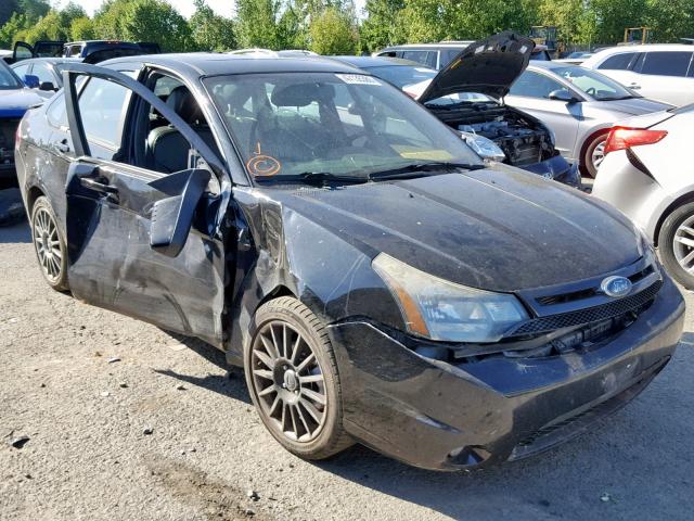 1FAHP3GN6AW133819 - 2010 FORD FOCUS SES BLACK photo 1