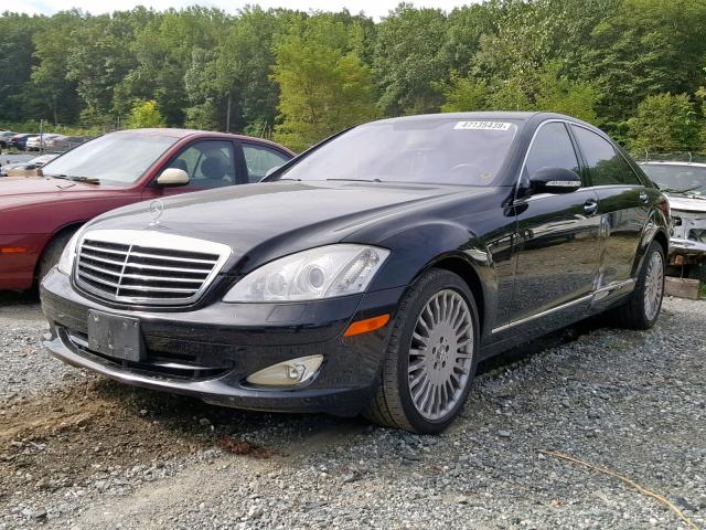 WDDNG71X07A113429 - 2007 MERCEDES-BENZ S 550 BLACK photo 2