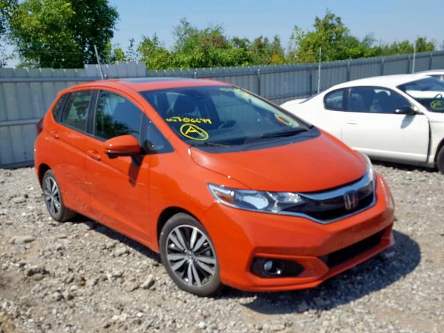 3HGGK5H88JM706679 - 2018 HONDA FIT EX ORANGE photo 1