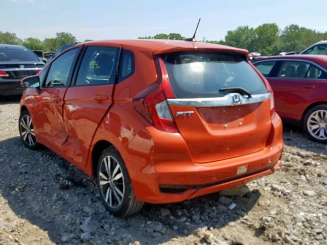 3HGGK5H88JM706679 - 2018 HONDA FIT EX ORANGE photo 3