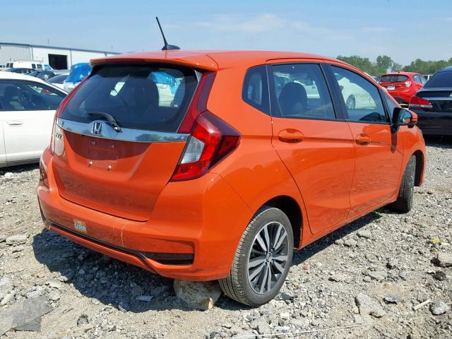 3HGGK5H88JM706679 - 2018 HONDA FIT EX ORANGE photo 4