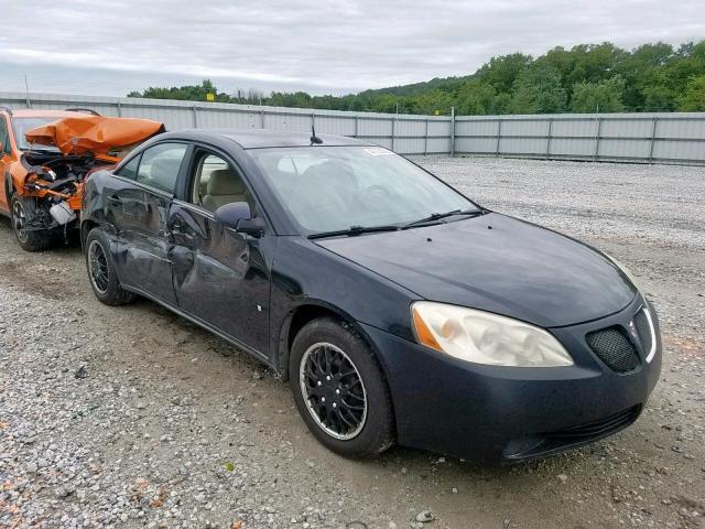 1G2ZF57B584148163 - 2008 PONTIAC G6 VALUE L BLACK photo 1