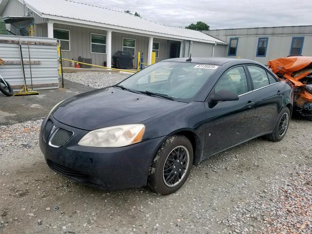 1G2ZF57B584148163 - 2008 PONTIAC G6 VALUE L BLACK photo 2