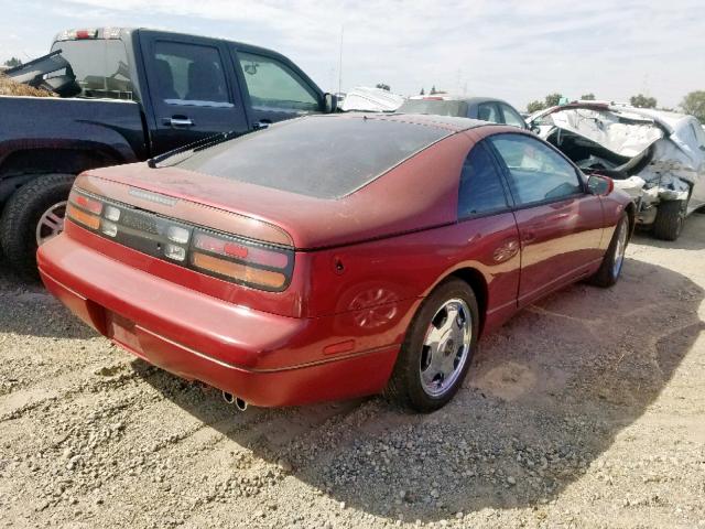 JN1RZ26A5LX012913 - 1990 NISSAN 300ZX 2+2 RED photo 4