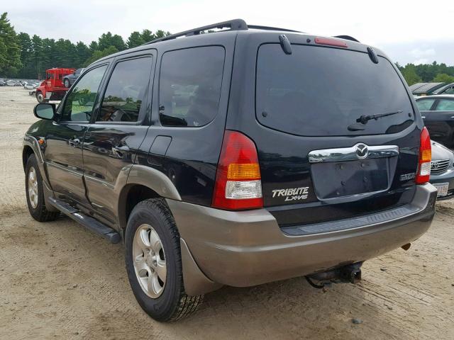 4F2YZ94153KM17428 - 2003 MAZDA TRIBUTE LX BLACK photo 3