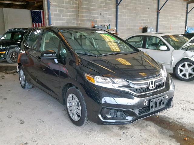 3HGGK5H46KM724838 - 2019 HONDA FIT LX BLACK photo 1