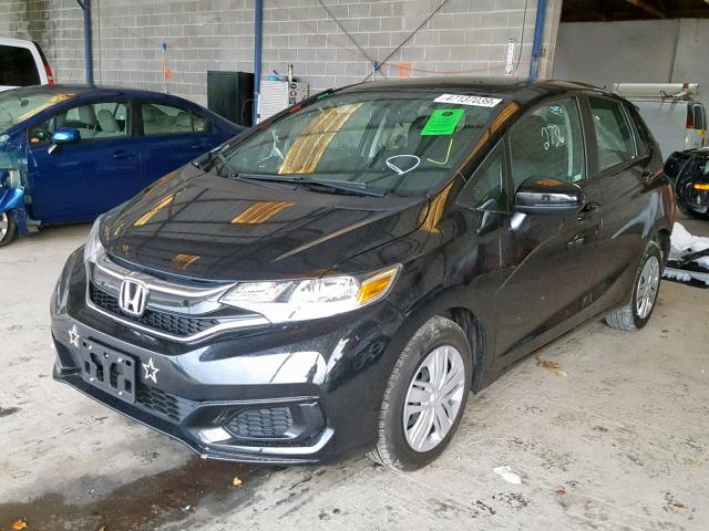 3HGGK5H46KM724838 - 2019 HONDA FIT LX BLACK photo 2