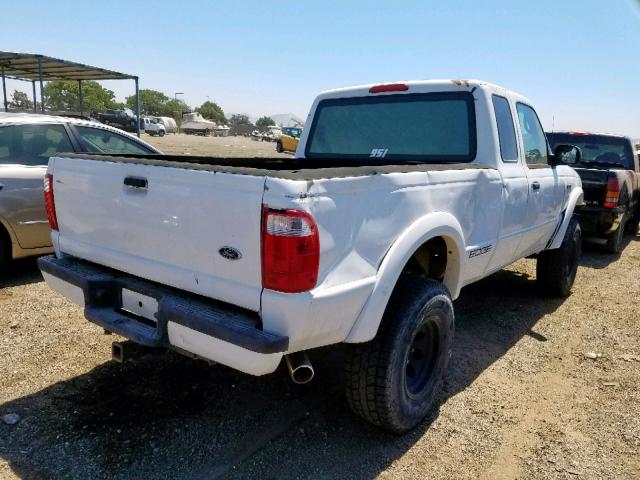 1FTYR14E53PA33981 - 2003 FORD RANGER SUP WHITE photo 4