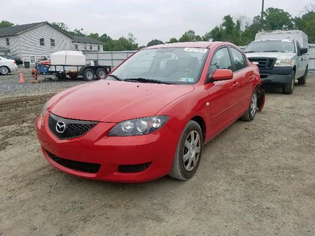 JM1BK12F061482725 - 2006 MAZDA 3 I RED photo 2