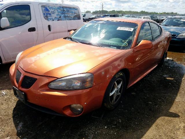 2G2WS522141237871 - 2004 PONTIAC GRAND PRIX ORANGE photo 2
