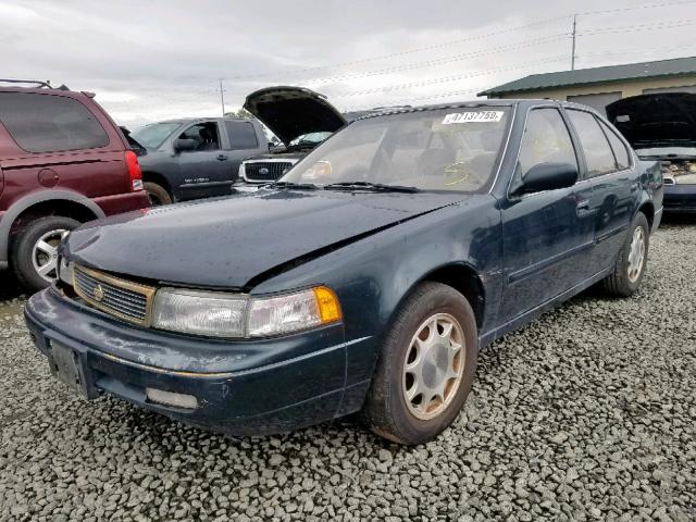 JN1HJ01F6RT202875 - 1994 NISSAN MAXIMA GXE GREEN photo 2