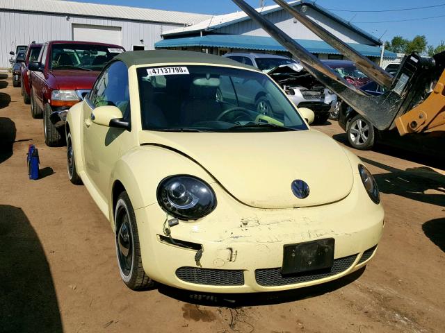 3VWPF31Y36M326381 - 2006 VOLKSWAGEN NEW BEETLE ყვითელი ფოტო 1
