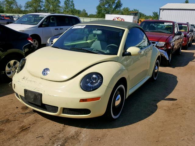 3VWPF31Y36M326381 - 2006 VOLKSWAGEN NEW BEETLE ყვითელი ფოტო 2