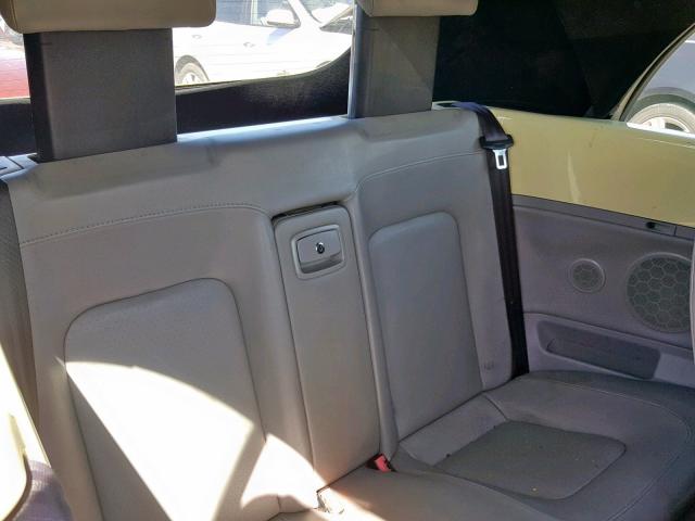 3VWPF31Y36M326381 - 2006 VOLKSWAGEN NEW BEETLE ყვითელი ფოტო 6