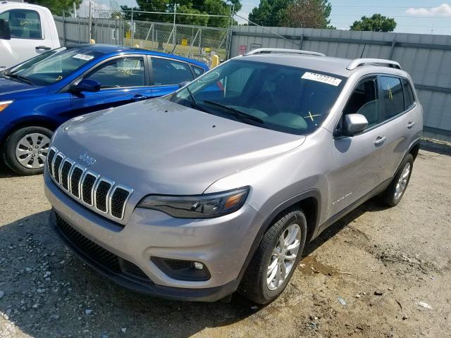 1C4PJLCB0KD203475 - 2019 JEEP CHEROKEE L SILVER photo 2