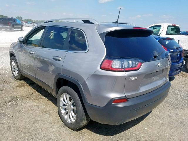 1C4PJLCB0KD203475 - 2019 JEEP CHEROKEE L SILVER photo 3